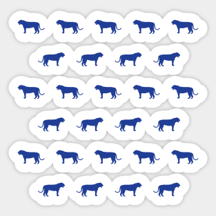 Blue Wildcat Sticker